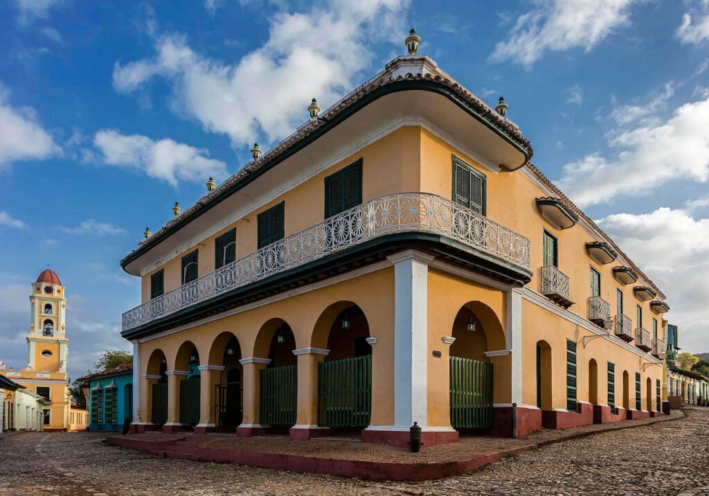 The MUSEO ROMANTICO is housed in the former PALACIO BRUNET on the PLAZA MAYOR in TRINIDA, CUBA.- Architecture photography by Eagle Visions Photography