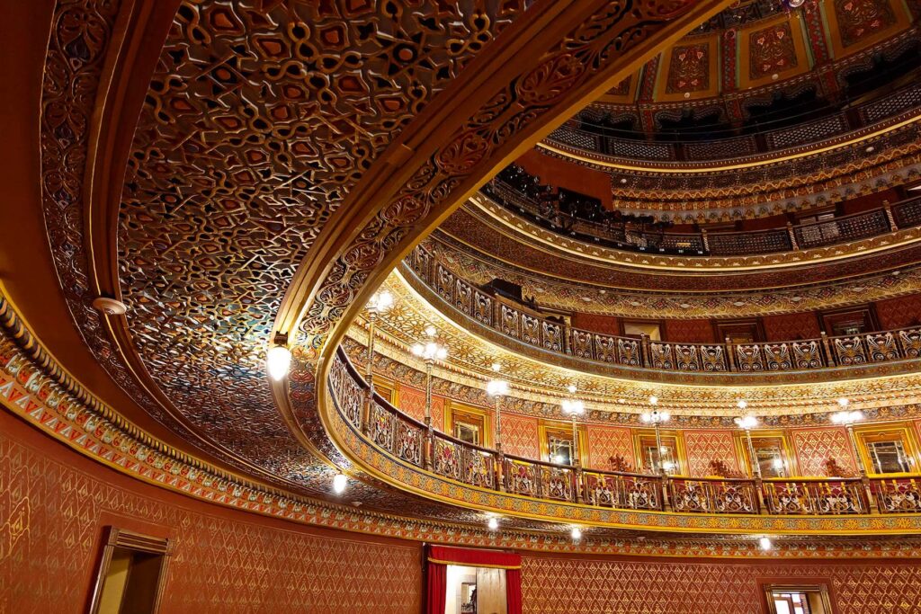 Interior of the JUAREZ THEATER in GUANAJUATO, MEXICO.  - Architecture photography by Eagle Visions Photography