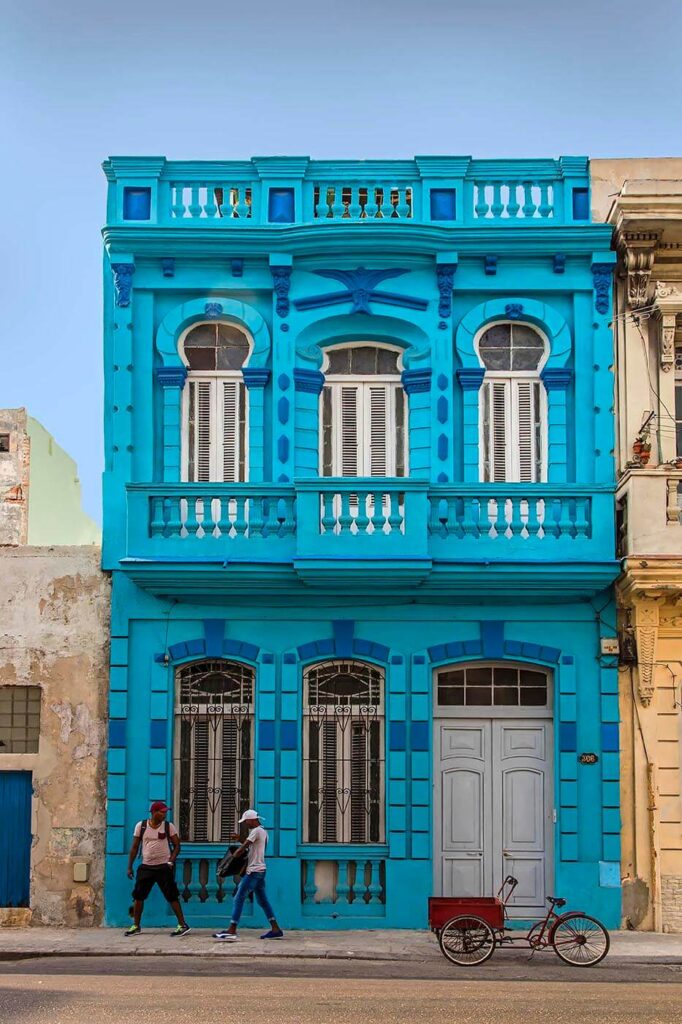 Renovated historical buildings along the MALECON inHAVANA, CUBA.  - Architecture photography by Eagle Visions Photography
