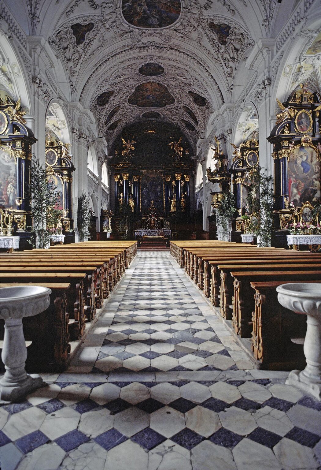 INTERIOR of CHURCH - INNSBROOK, AUSTRIA