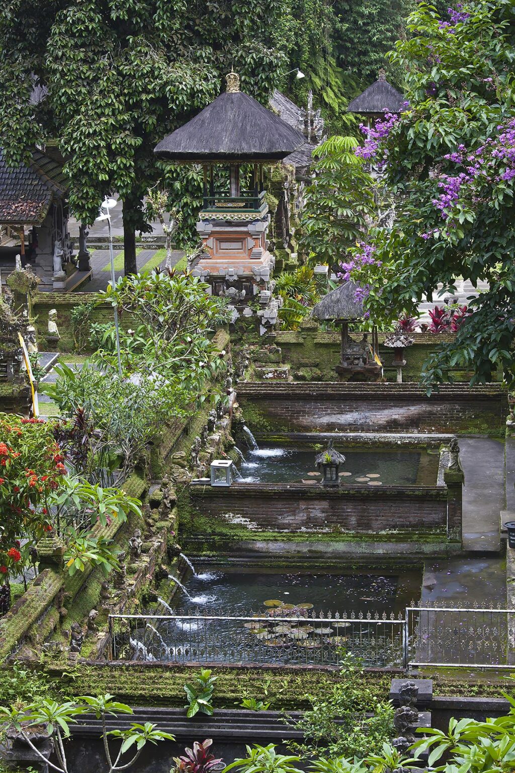 PURA GUNUNG KAWI is a Hindu water temple dedicated to the god of wisdom VISHNU - SEBATU, BALI, INDONESIA