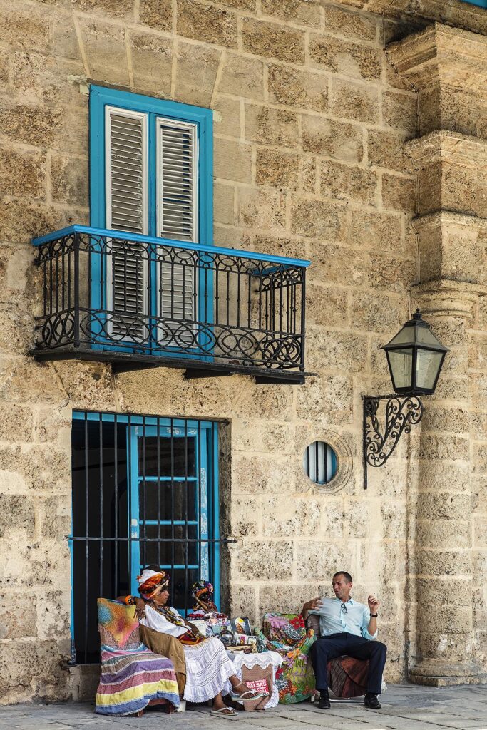 VOODOO practitioner in the PLAZA DE CATEDRAL - HAVANA CUBA