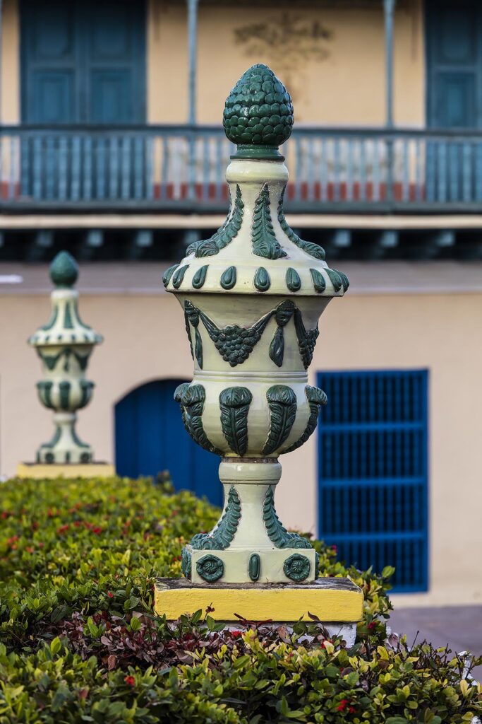 The PLAZA MAYOR is surrounded by historical buildings in the heart of the town - TRINIDAD, CUBA