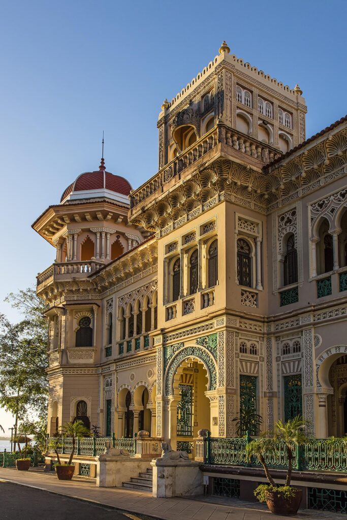 The PALACIO DE VALLE is a beautiful example of Moorish architecture near the end of the PUNTA GORDA peninsula - CIENFUEGOS, CUBA