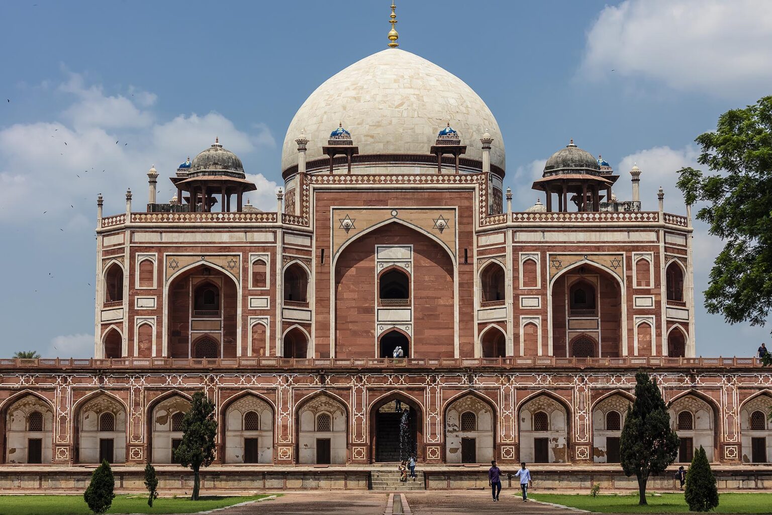 The UNESCO World Heritage Site HUMAYUN'S TOMB was built during Mughal times in the 16th century  - NEW DELHI, INDIA