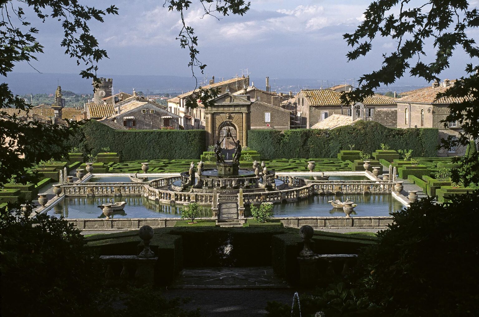 The Gardens of VILLA LANTE (Italian Renaissance Garden, 1566) in the town of VITERBO - TUSCANY, ITALY