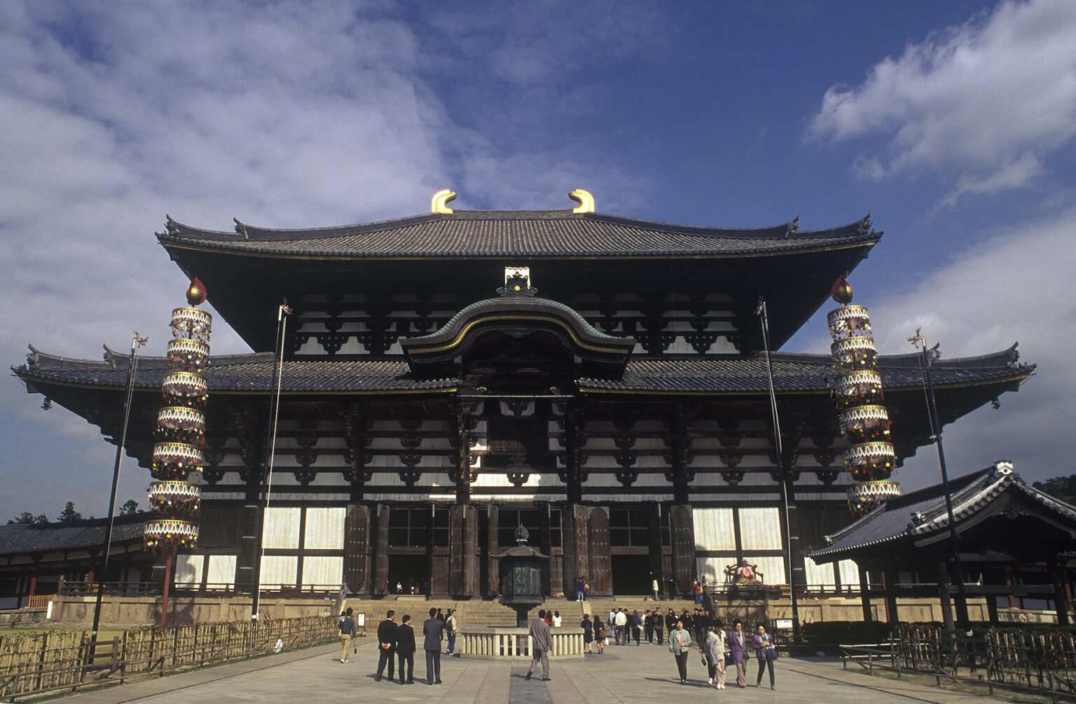 TODAIJI TEMPLE is the largest wooden structure of its age in the world (8th Century) - NARA, JAPAN