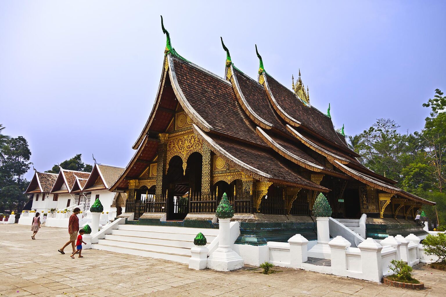 The Buddhist WAT XIENG THONG (Temple of the Golden City) , built in 1560 - LUANG PROBANG, LAOS