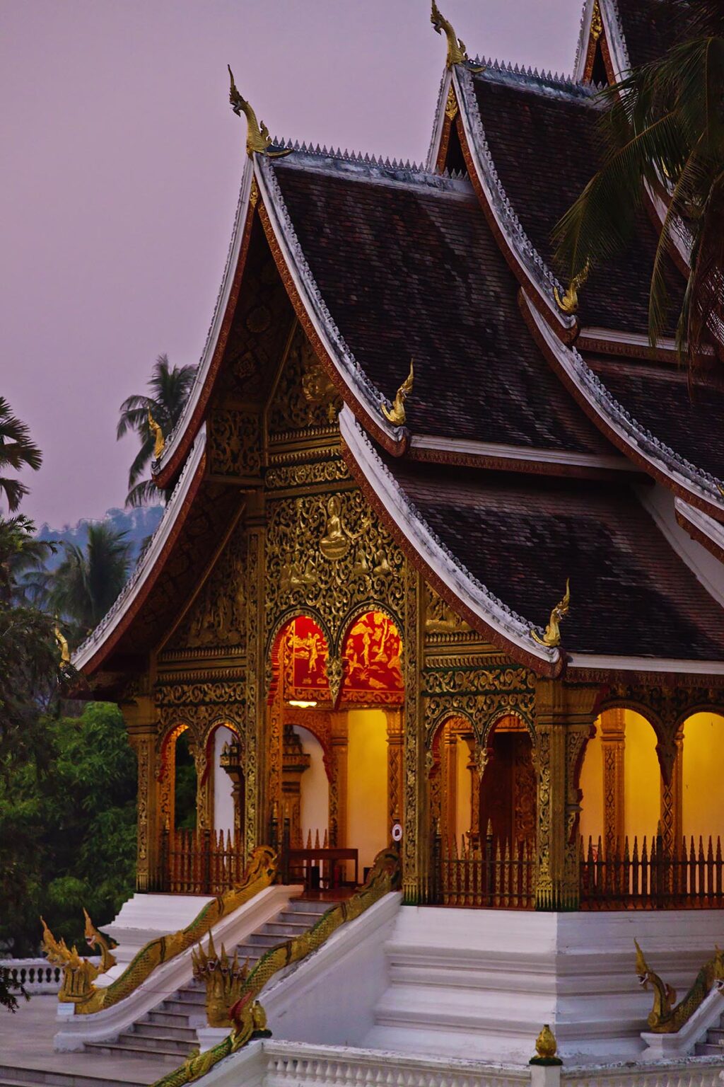 The HAW PHA BANG or Royal Temple is located in the Royal Palace complex - LUANG PRABANG, LAOS