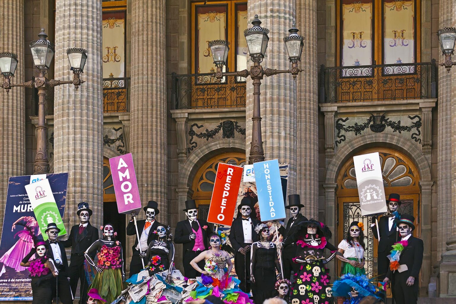 LA CALAVERA CATRINAS or Elegant Skulls, are the icons of the DAY OF THE DEAD - GUANAJUATO, MEXICO
