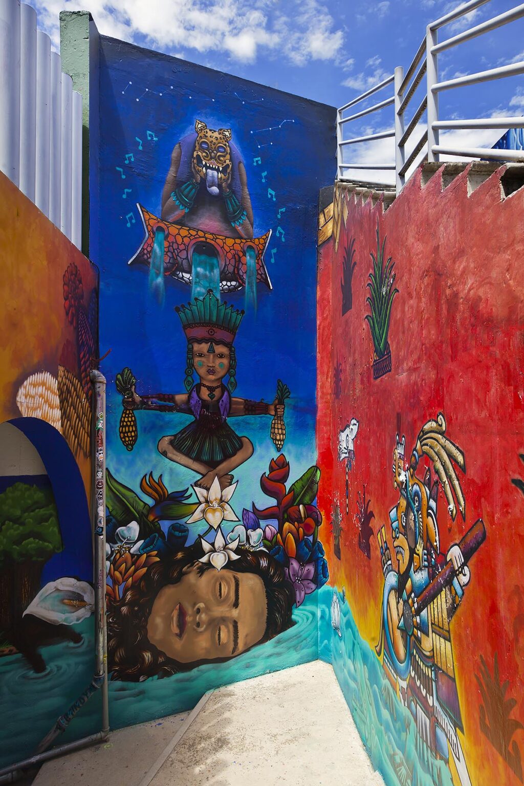 WALL MURALS are an important form of art in OAXACA, MEXICO
