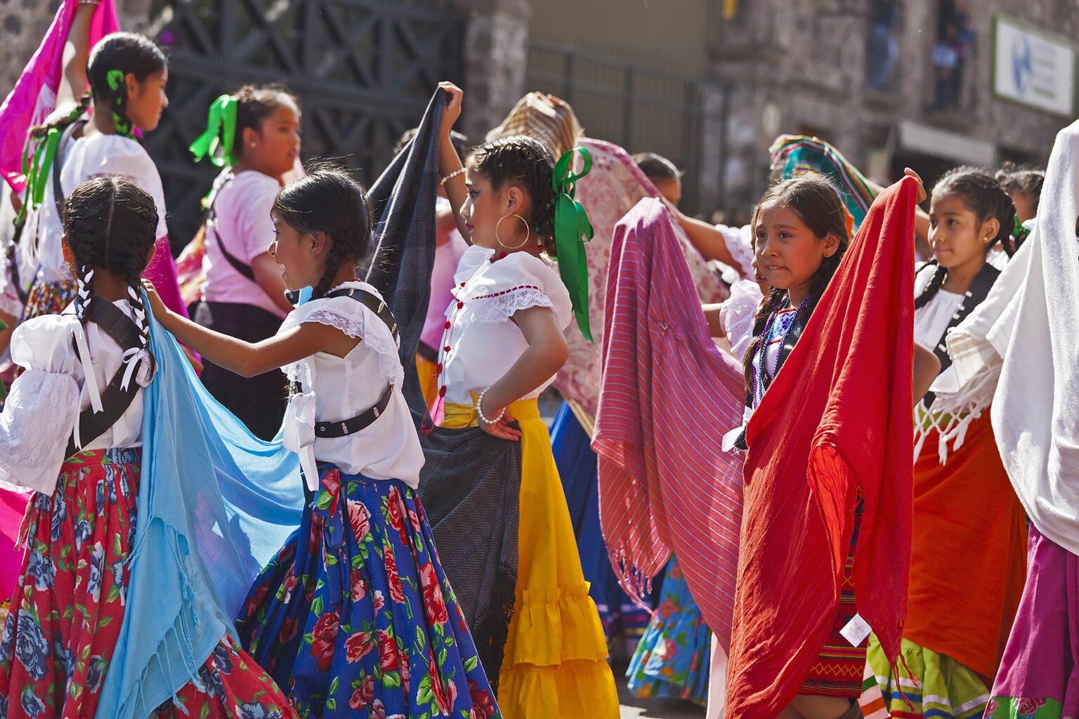 DAY OF THE REVOLUTION is celebrated with a parade on November 20th each year - SAN MIGUEL DE ALLENDE, MEXICO