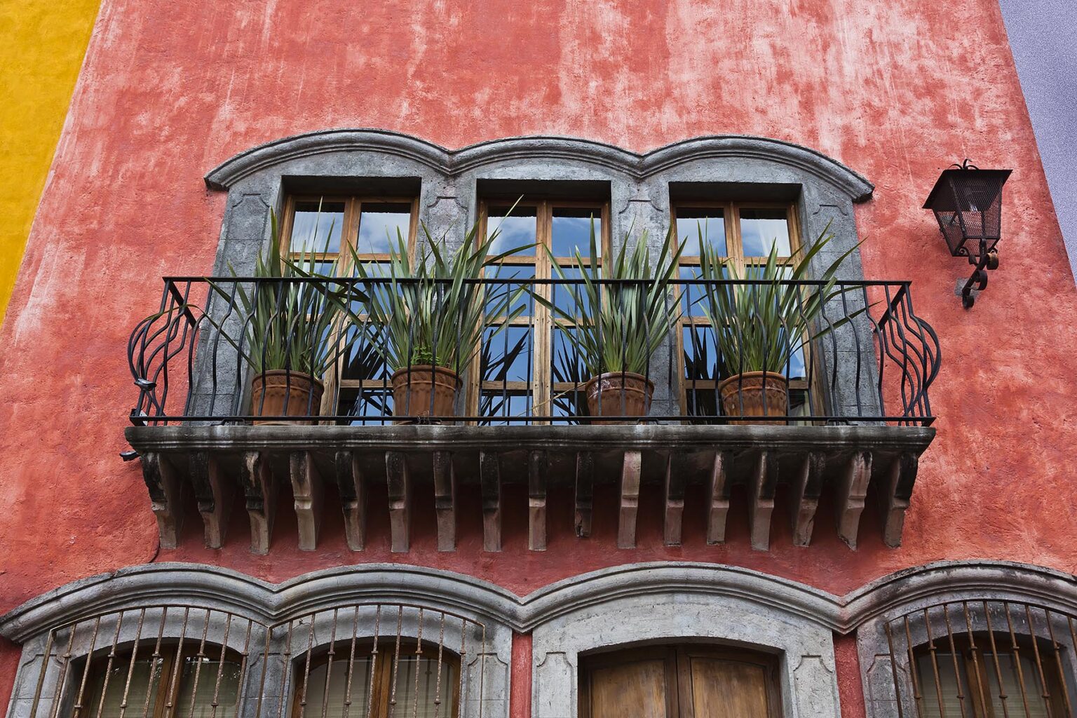 Architectural detail of a home - SAN MIGUEL DE ALLENDE, MEXICO