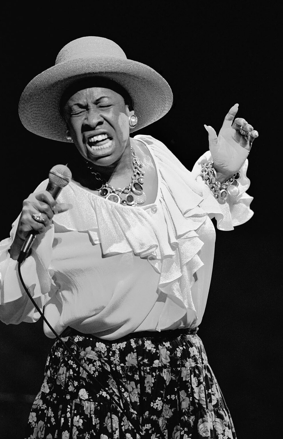 BETTY CARTER performs at the MONTEREY JAZZ FESTIVAL - MONTEREY, CALIFORNIA