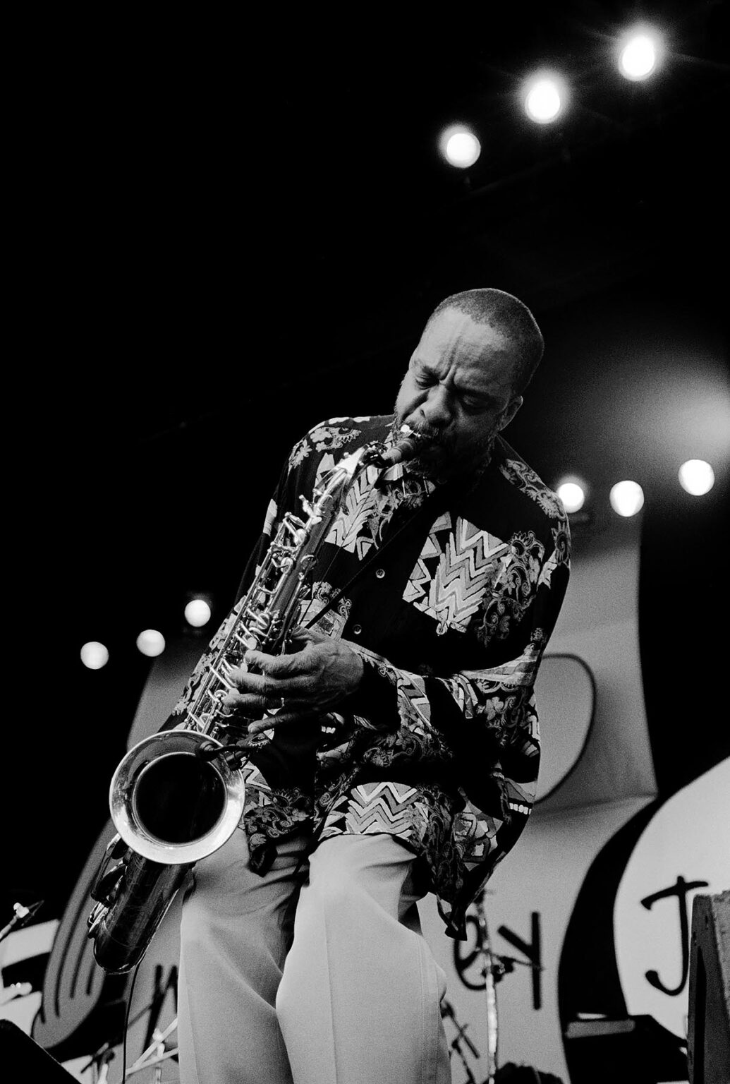 GROVER WASHINGTON plays the saxaphone at the MONTEREY JAZZ FESTIVAL - MONTEREY, CALIFORNIA
