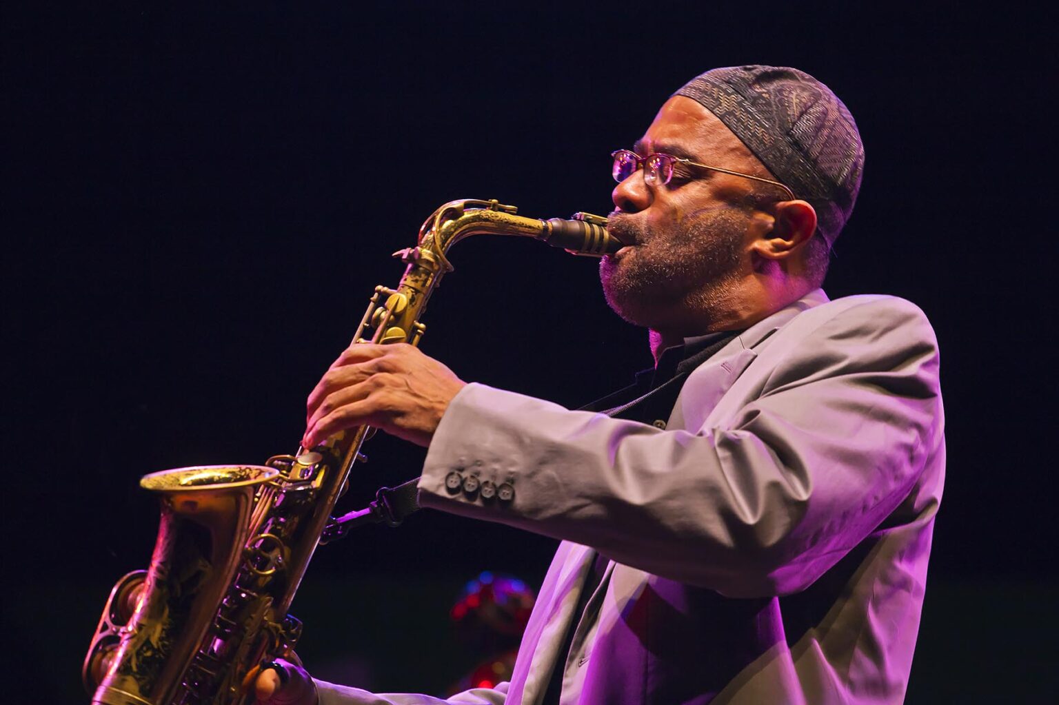 KENNY GARRETT on Saxophone with CHICK COREA on the Jimmy Lyons Stage - 2010 MONTEREY JAZZ FESTIVAL, CALIFORNIA