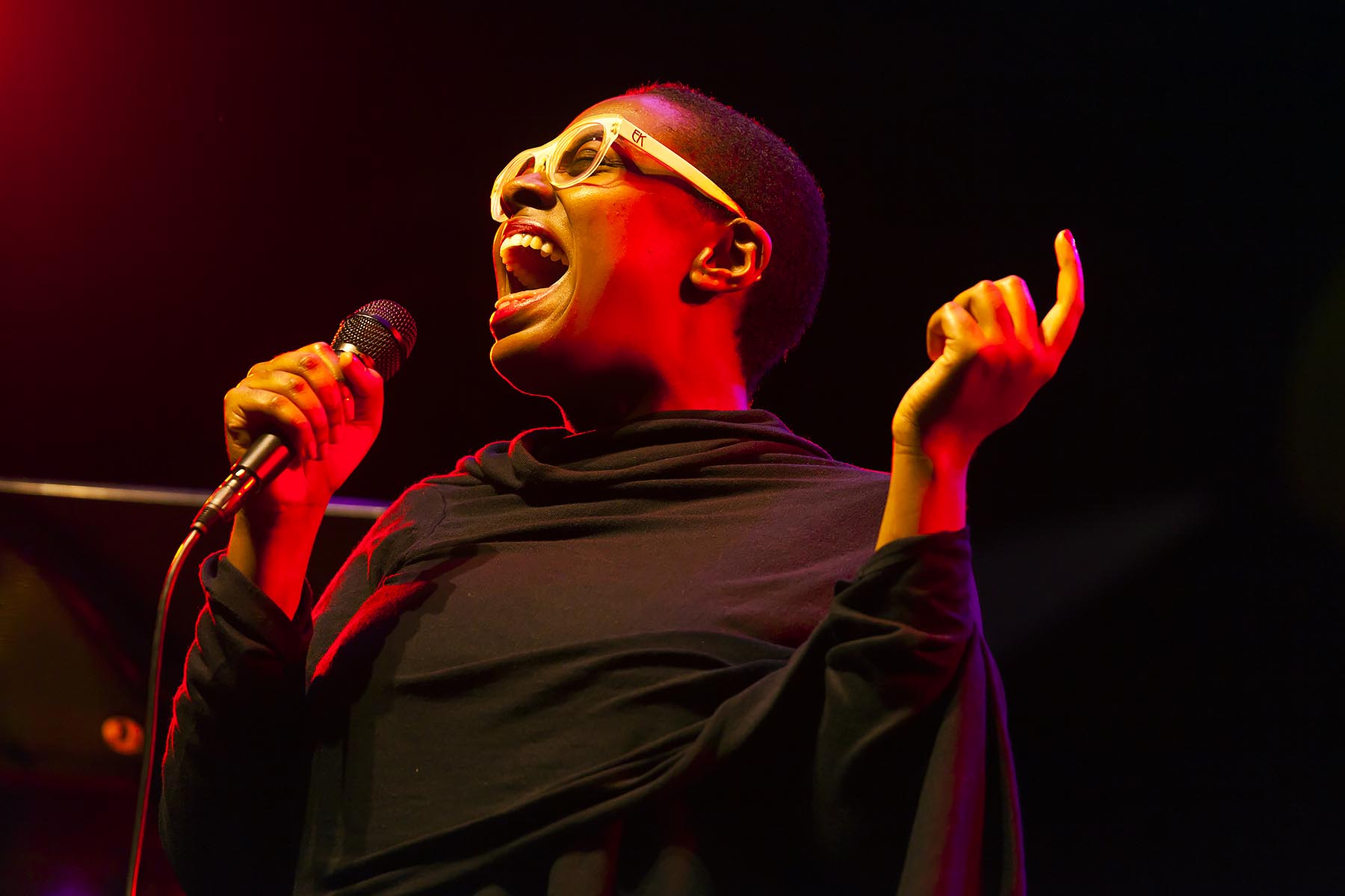 CELIA MCLORIN sings on the main stage at the 2014 MONTEREY JAZZ FESTIVAL