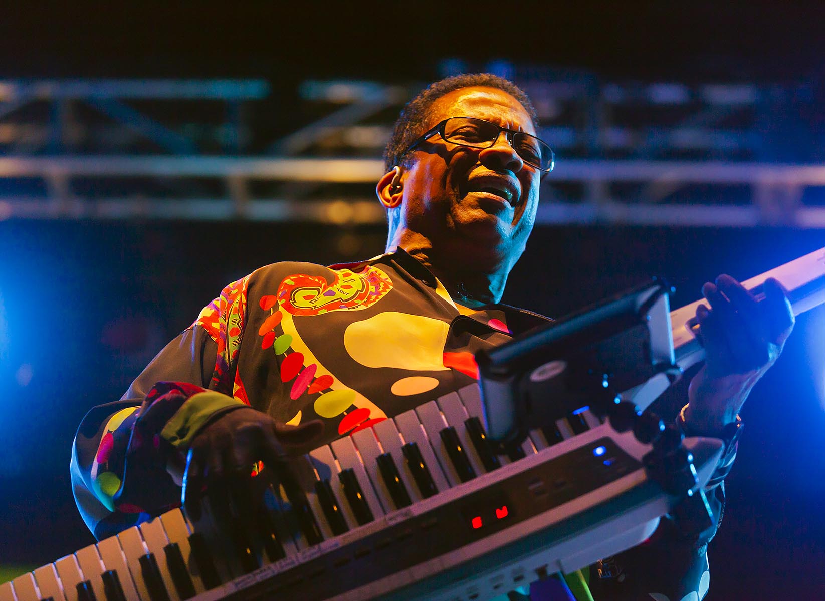 HERBIE HANCOCK preforms on the main stage at the MONTEREY JAZZ FESTIVAL