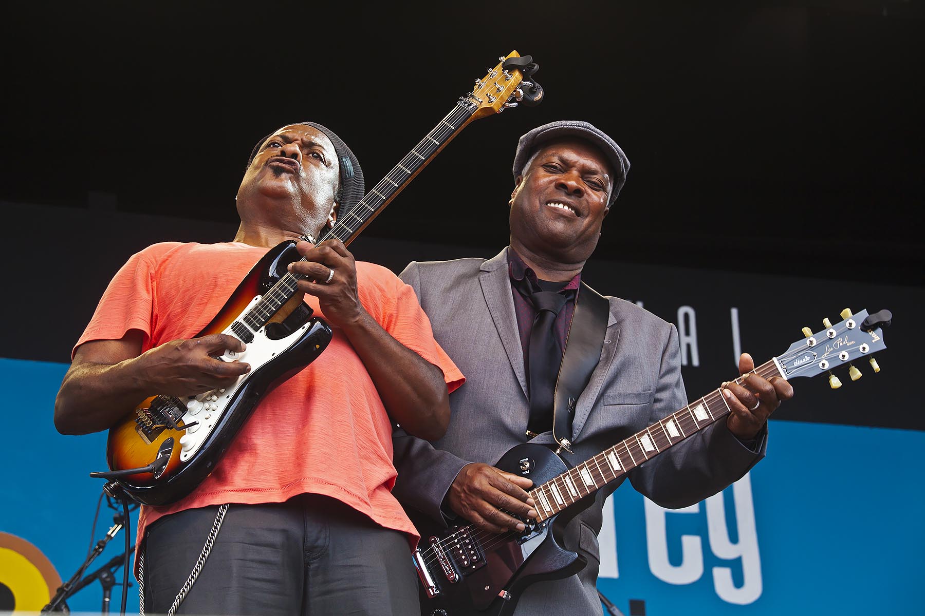 BOOKER T JONES and VERNON BLACK preform on the main stage at the MONTEREY JAZZ FESTIVAL