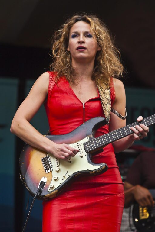 ANA POPOVIC leads her band on the Garden Stage at the MONTEREY JAZZ FESTIVAL