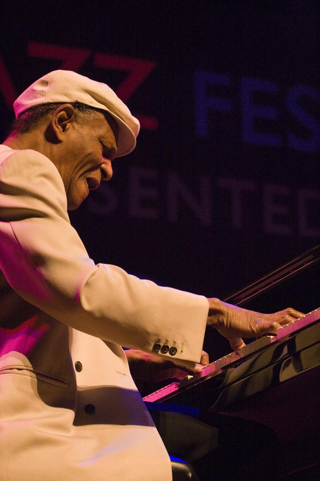 MCCOY TYNER (Piano) performs with the MCCOY TYNER TRIO at THE MONTEREY JAZZ FESTIVAL
