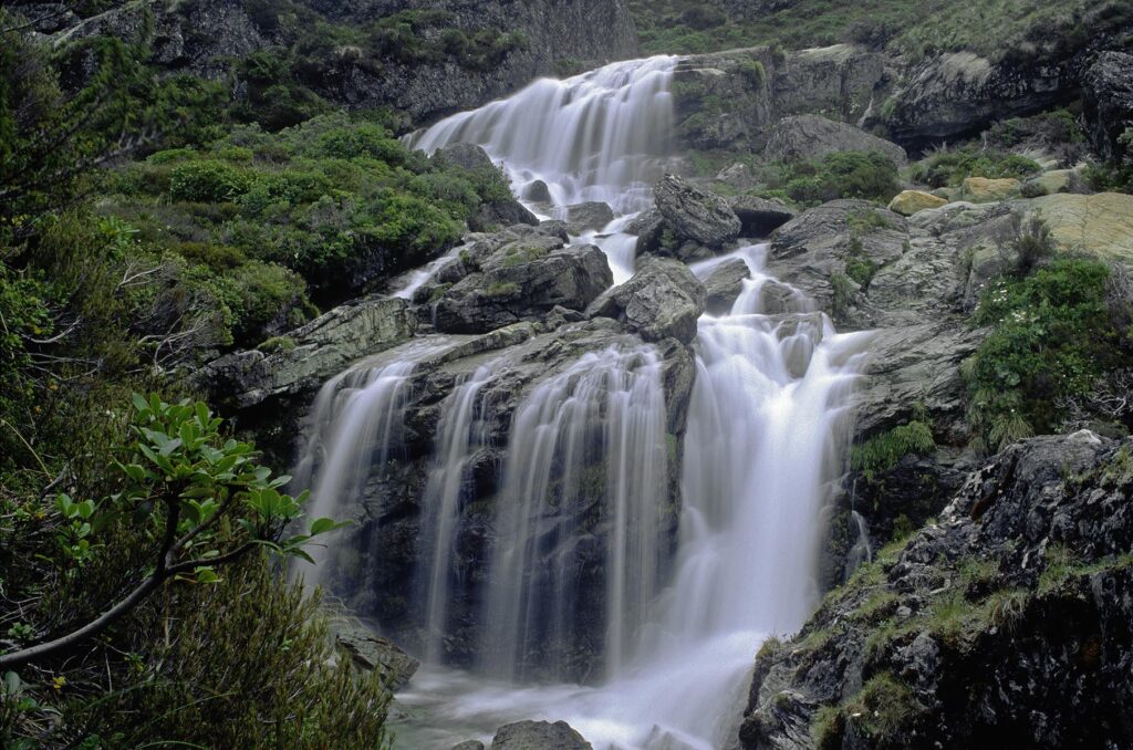 ROUTEBURN FALLS - FIORDLAND NATIONAL PARK, SOUTHLAND NEW ZEALAND