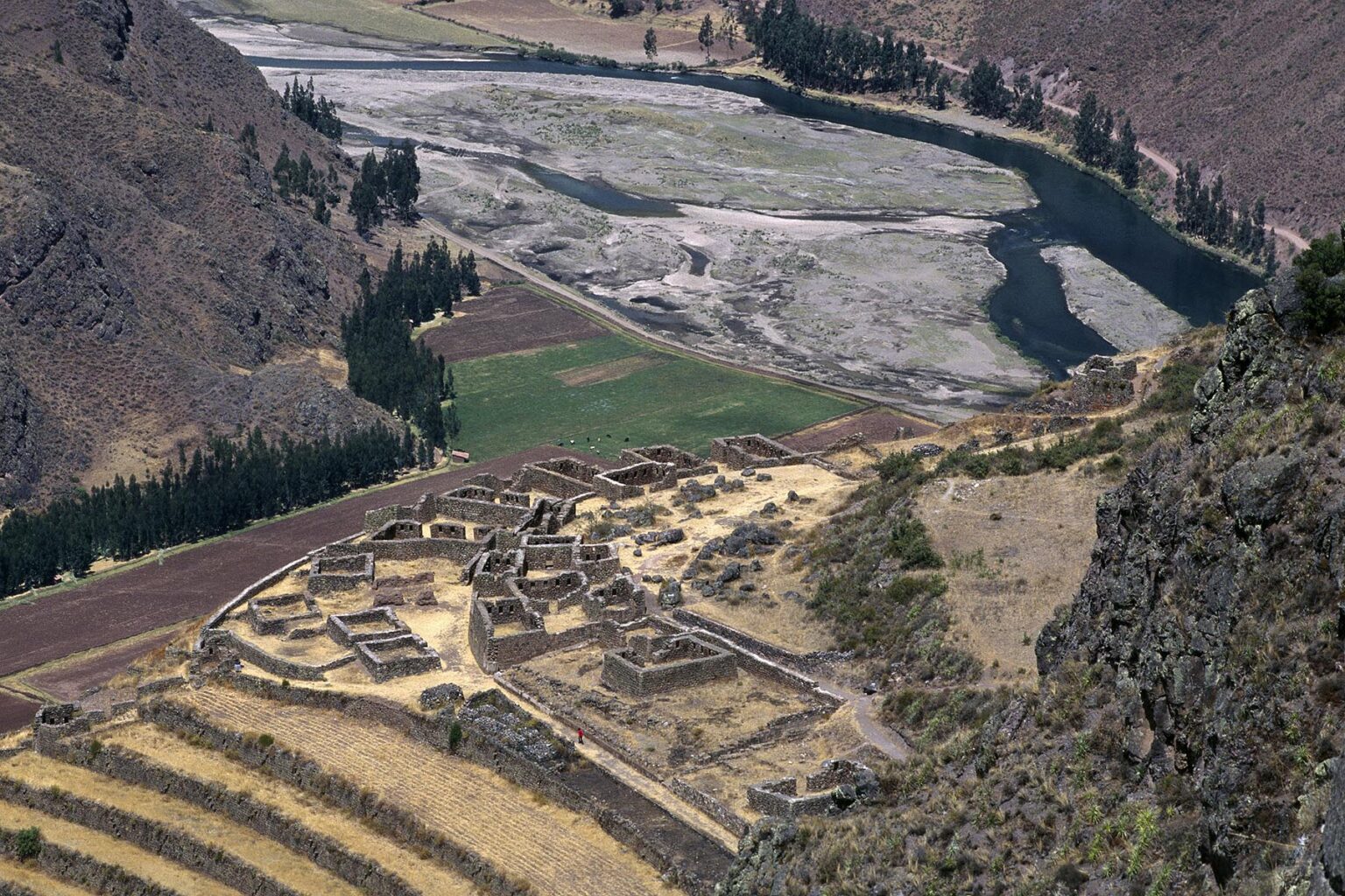 The P'ISACA section of PISAC probably housed the nobility of INCA society - THE SACRED VALLEY, PERU