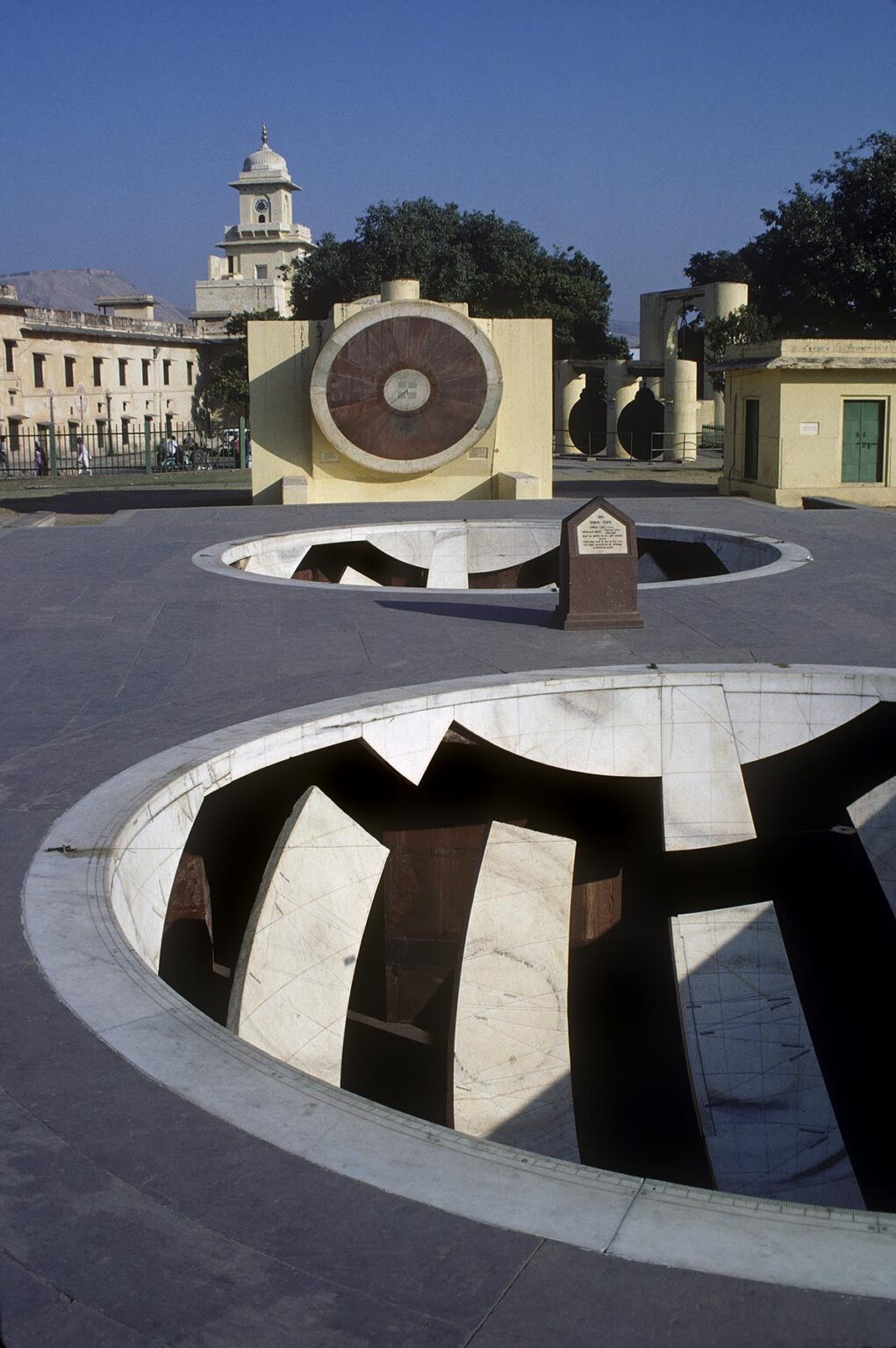 Astrological measurement devices at the JAIPUR OBSERVATORY (Jantar Mantar), built in 1728 - RAJASTHAN, INDIA