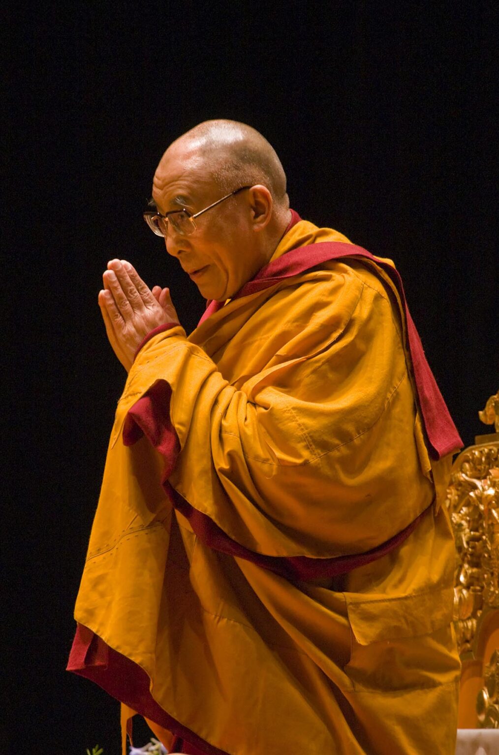 The 14th DALAI LAMA of Tibet teaches Buddhism sponsored by the TIBETAN MONGOLIAN CULTURAL CENTER - BLOOMINGTON, INDIANA