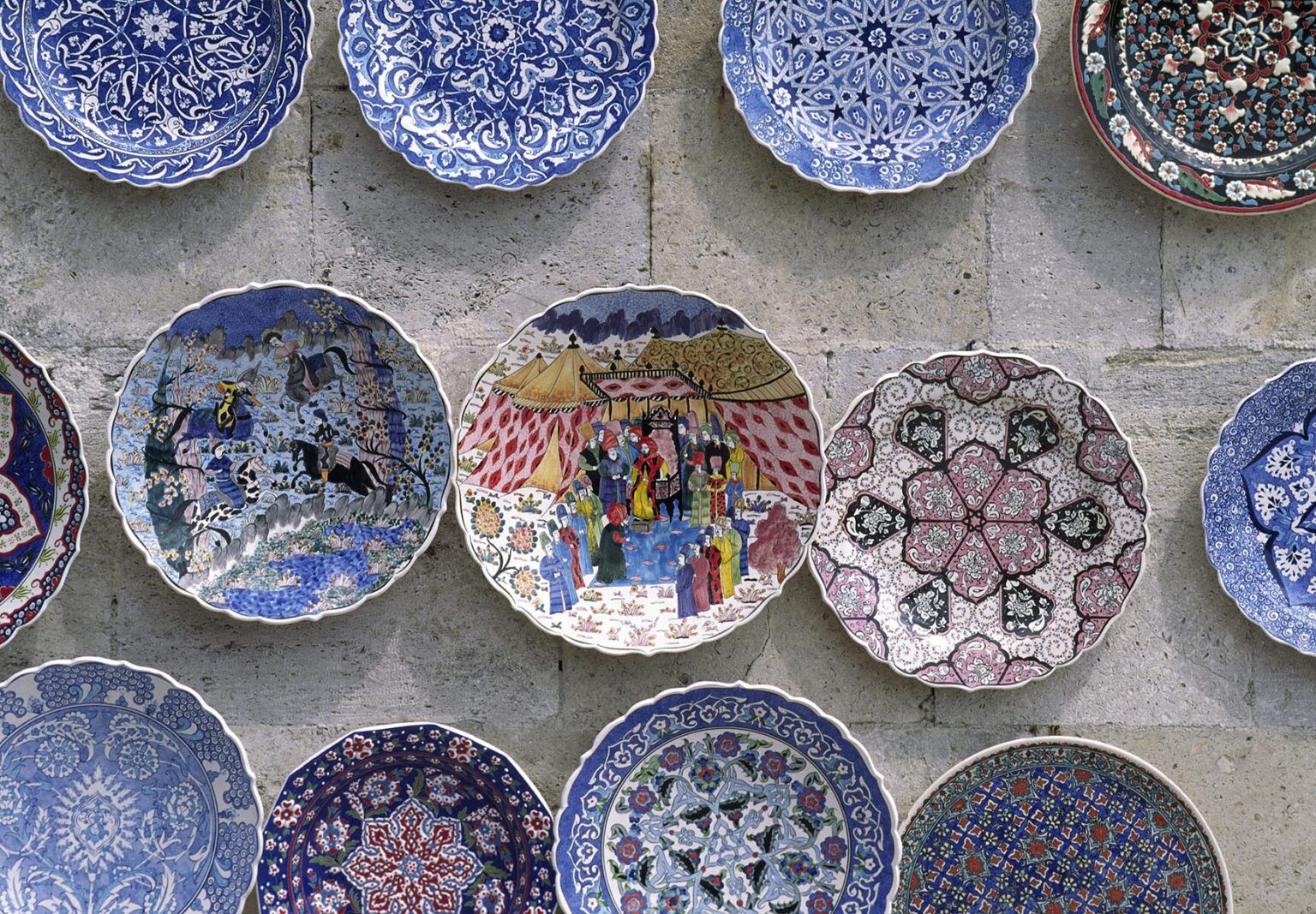 Hand painted plates for sale - Istanbul, Turkey