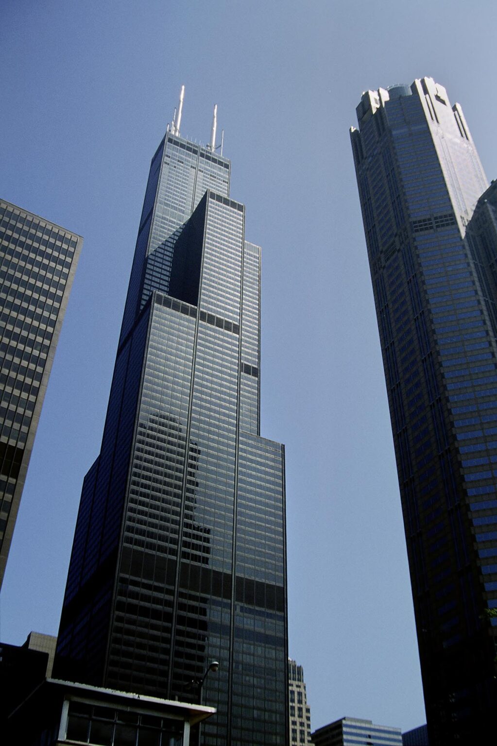 The SEARS TOWER (1454 ft./world's tallest building for 24 years) designed by Skidmore, Owings and Merrill 1974 - CHICAGO, ILLINOIS