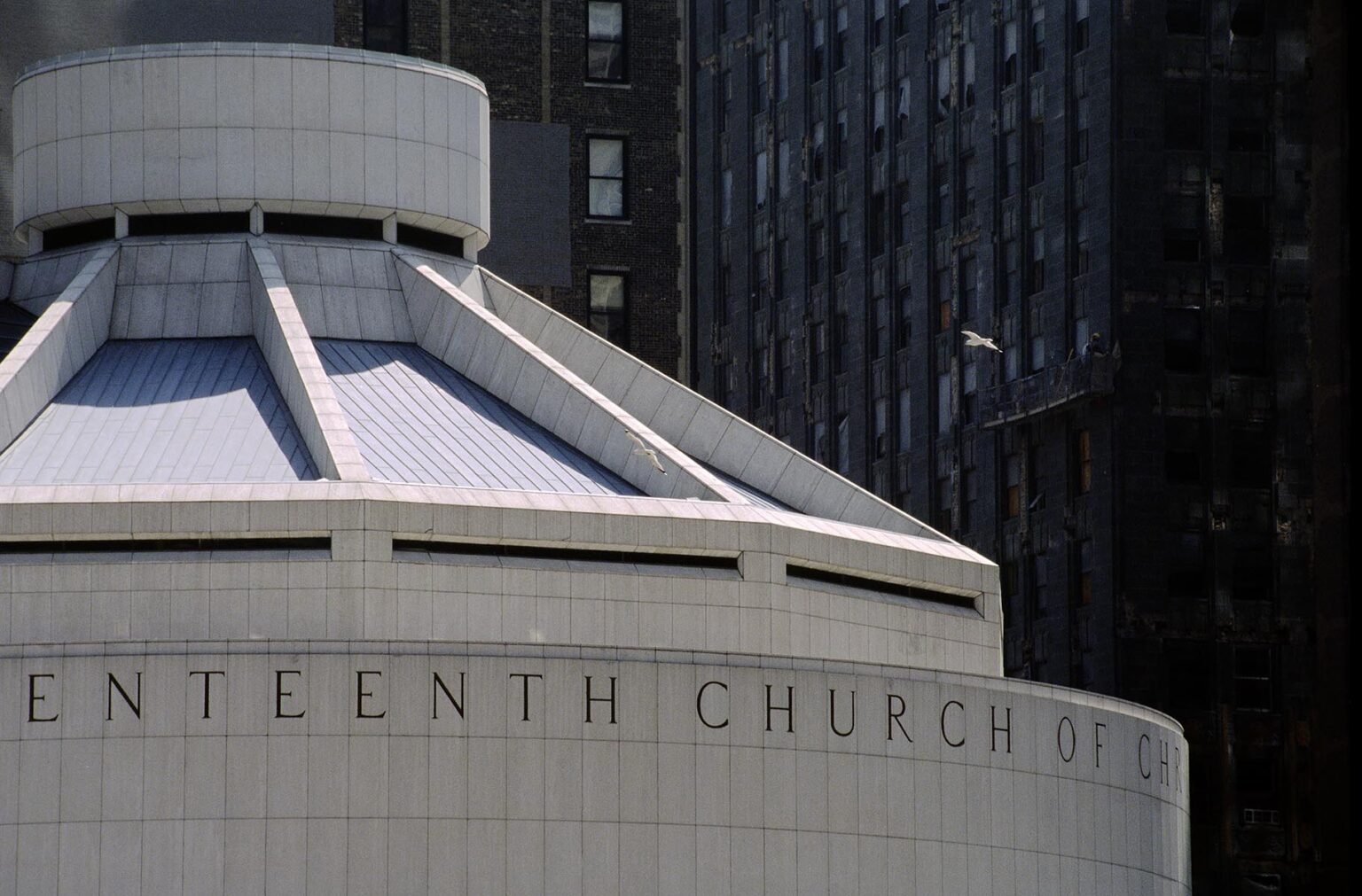 A cylindrical SEVENTEENTH CHURCH of CHRIST, SCIENTIST - CHICAGO, ILLINOIS