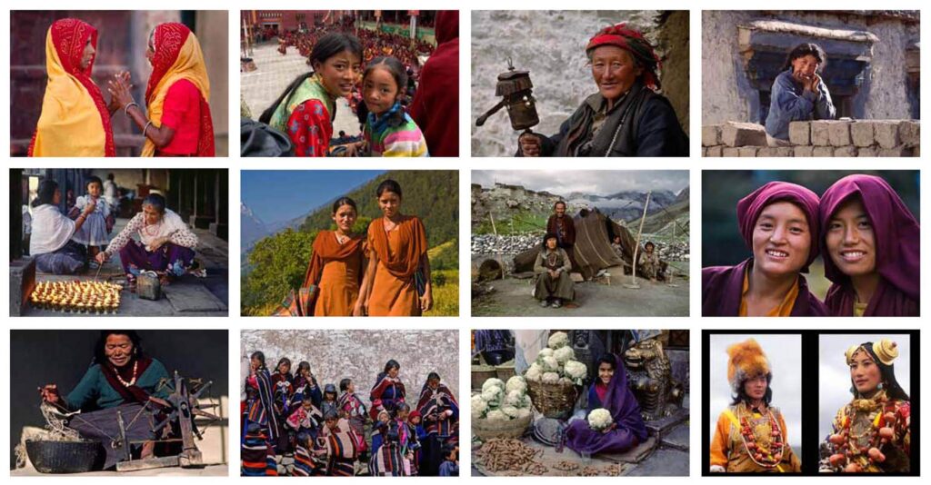 Back cover of a fund raising calendar for school girls in Nepal donated by Craig Lovell