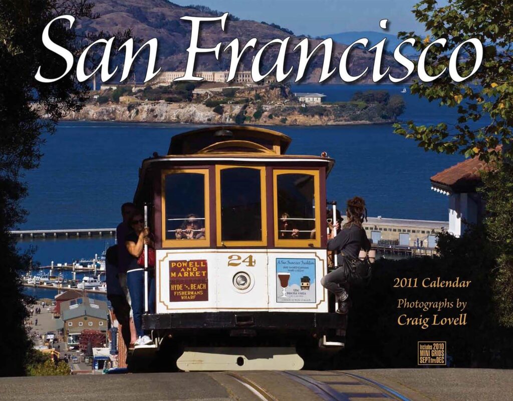San Francisco calendar with photography by Craig Lovell