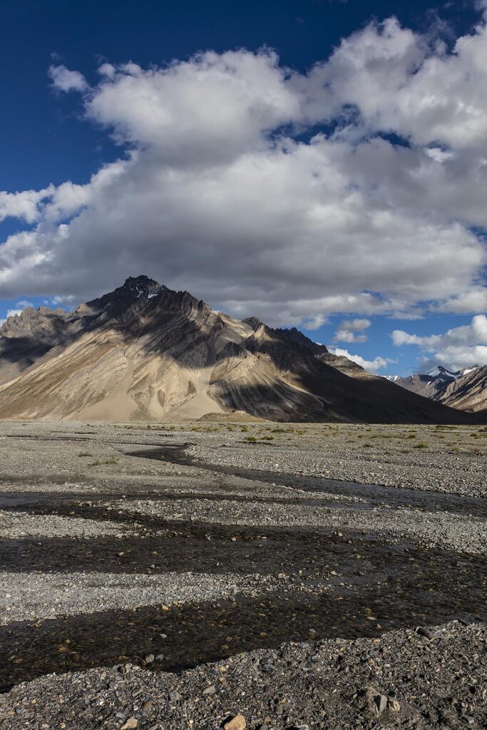Himalayan peaks of the Nun and Kun Mountain Range in the Suru River Valley - ZANSKAR, LADAKH, INDIA