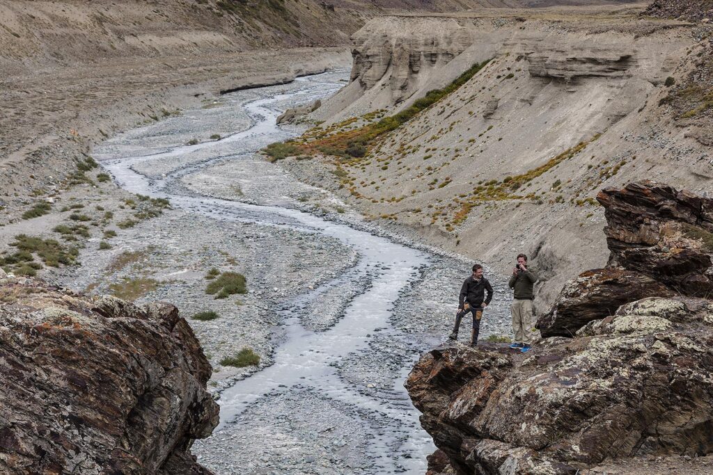 A side stream feeding into the headwaters of the Stod River - ZANSKAR, LADAKH, INDIA