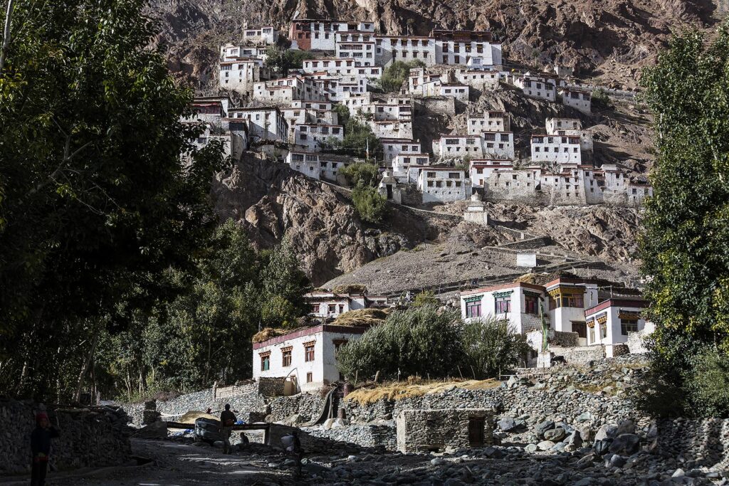 The KARSHA GOMPA is the largest Buddhist Monastery in the STOD RIVER VALLEY - ZANSKAR, LADAKH, INDIA