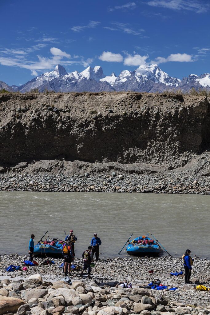 River rafting through the remote STOD RIVER VALLEY - ZANSKAR, LADAKH, INDIA