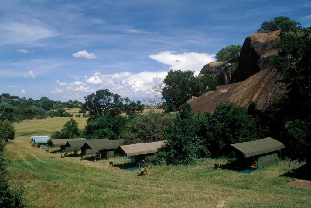 Our beautifully situated TENT CAMP in MORU KOPJES AREA - SERENGETI NATIONAL PARK, TANZANIA