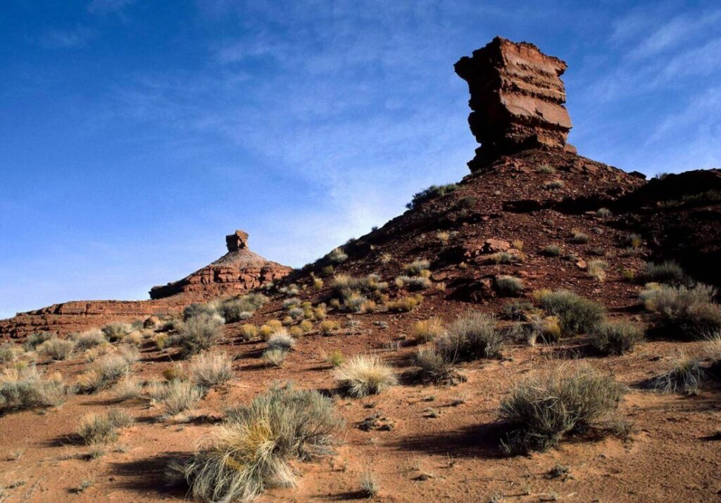 Red rock formations of MONUMENT VALLEY - ARIZONA