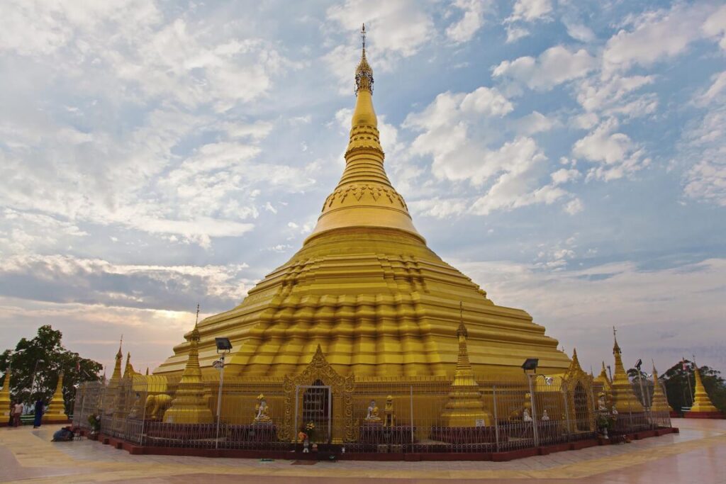 A BUDDHIST TEMPLE in the town of PYIN U LWIN also known as MAYMYO - MYANMAR