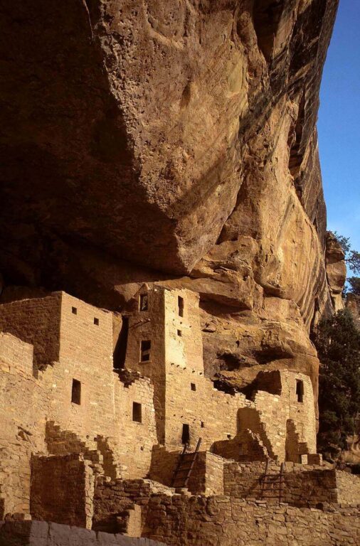 CLIFF PALACE is the most extensive ANASAZI ruin of MESA VERDE NP (1200 AD)