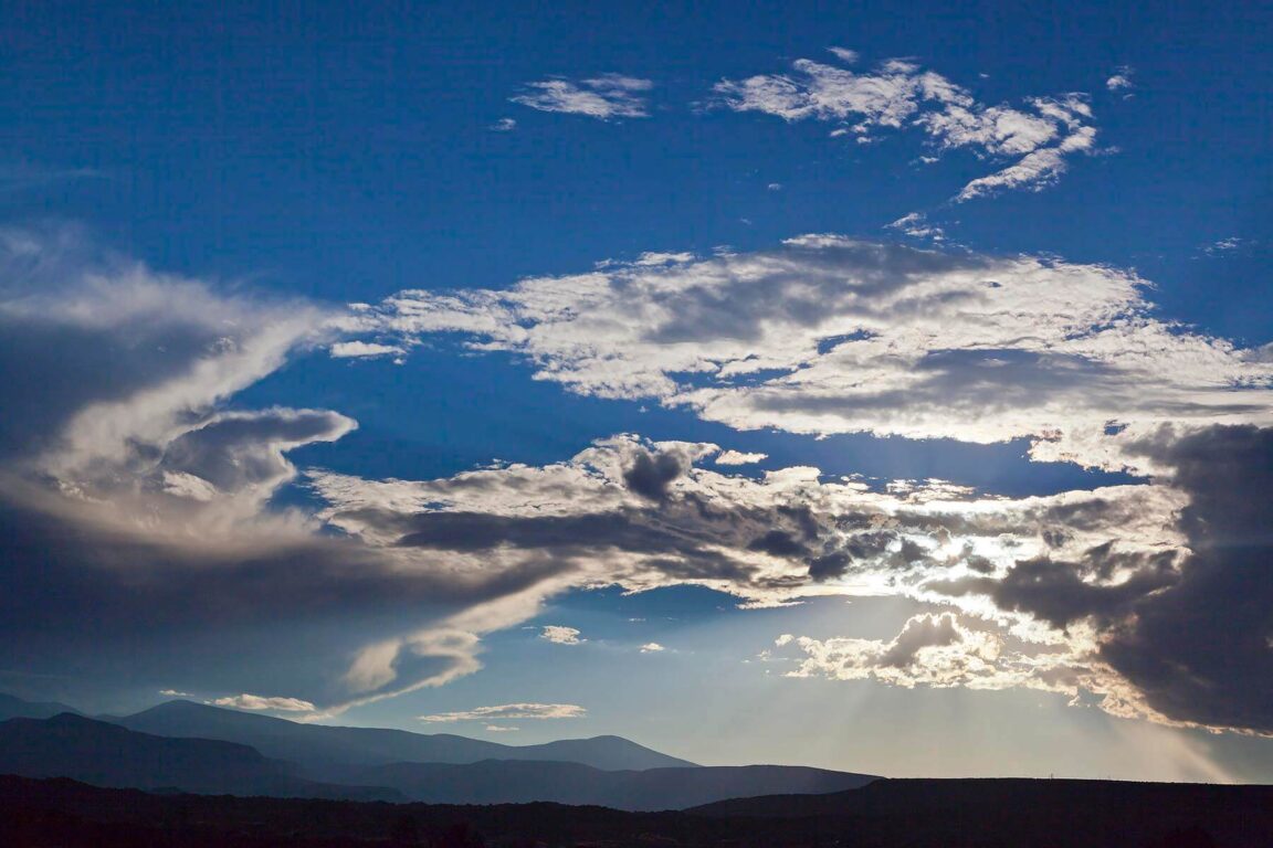 JEMEZ MOUNTAINS at sunset - NEW MEXICO