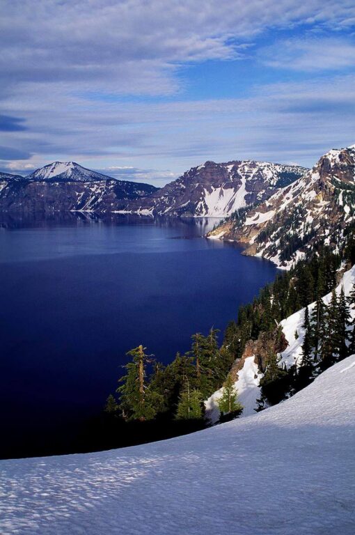 CRATER LAKE in WINTER - CRATER LAKE NATIONAL PARK, OREGON