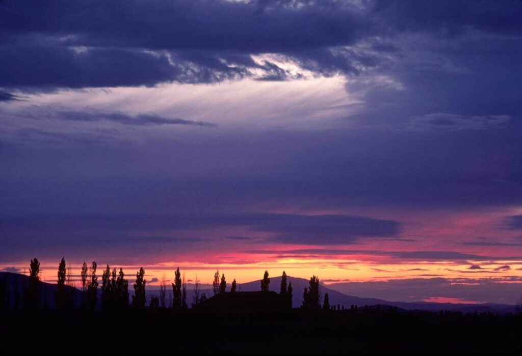 SUNSET over the forest - CRATER LAKE NATIONAL PARK, OREGON