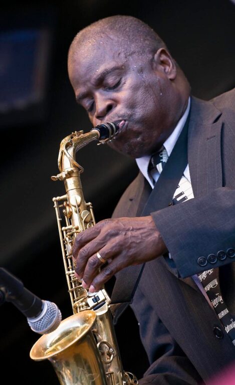 MACEO PARKER plays saxophone at the 51st MONTEREY JAZZ FESTIVAL - MONTEREY, CALIFORNIA