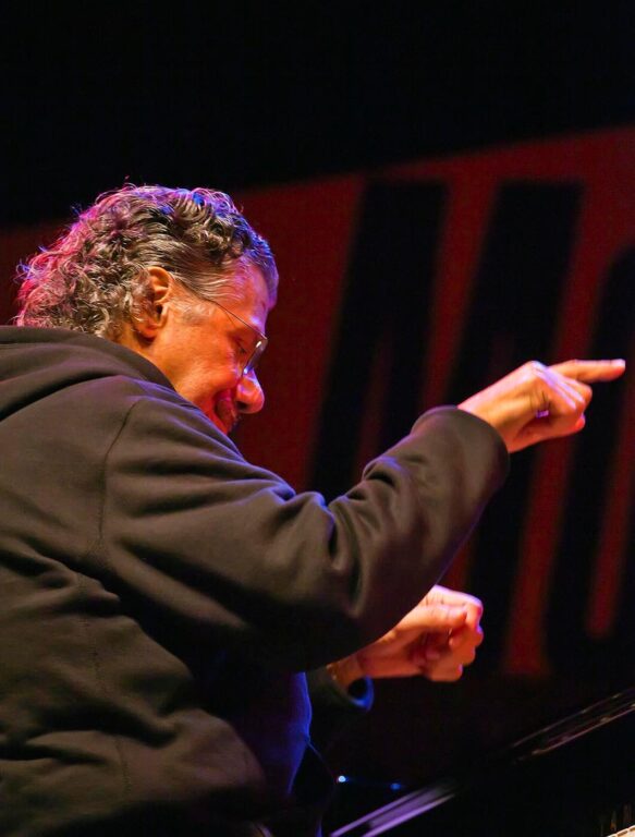 CHICK COREA plays piano on the Jimmy Lyons Stage - 2010 MONTEREY JAZZ FESTIVAL, CALIFORNIA