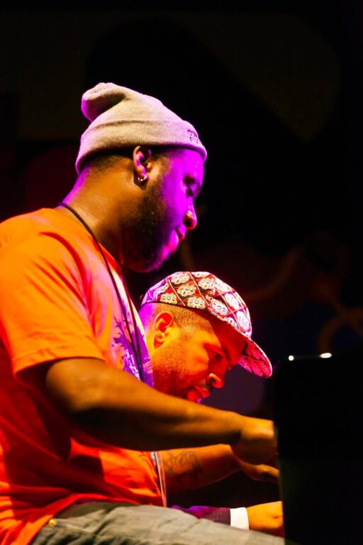 JASON MORAN plays a duet with the ROBERT GLASPER EXPERIMENT on the main stage at the MONTEREY JAZZ FESTIVAL