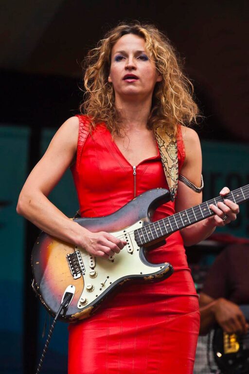 ANA POPOVIC leads her band on the Garden Stage at the MONTEREY JAZZ FESTIVAL