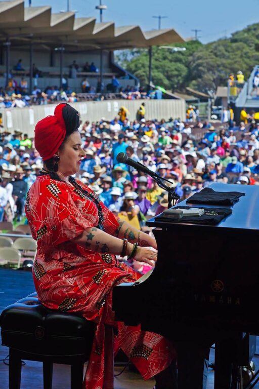DAVINA AND THE VAGABONDS perform on the Jimmy Lyons Stage - 59th MONTEREY JAZZ FESTIVAL, CALIFORNIA